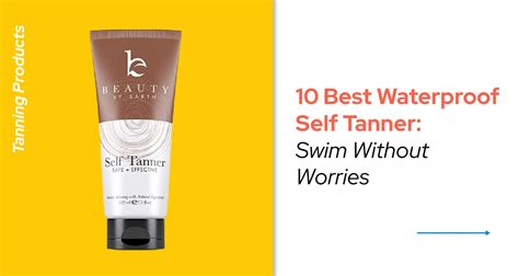 waterproof self tanner at home.